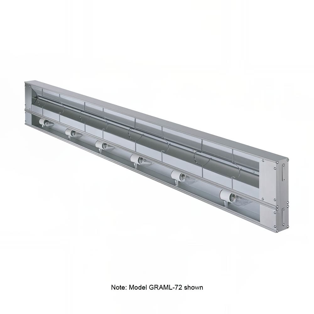 042-GRAML84120 84" Maximum Watts Infrared Strip Warmer - Single Rod, (1) Remote Toggle Contr...