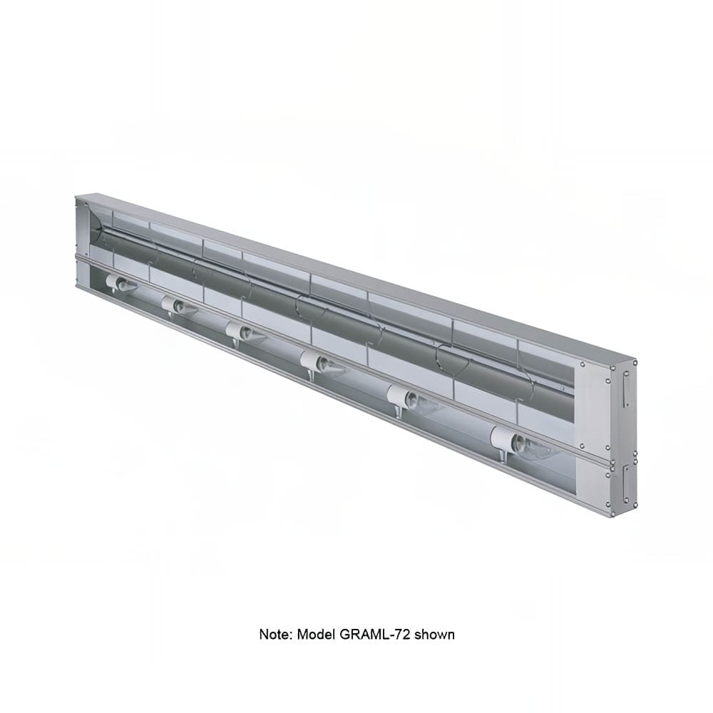 042-GRAML132208 132" Maximum Watts Infrared Strip Warmer - Single Rod, (1) Remote Toggle Con...