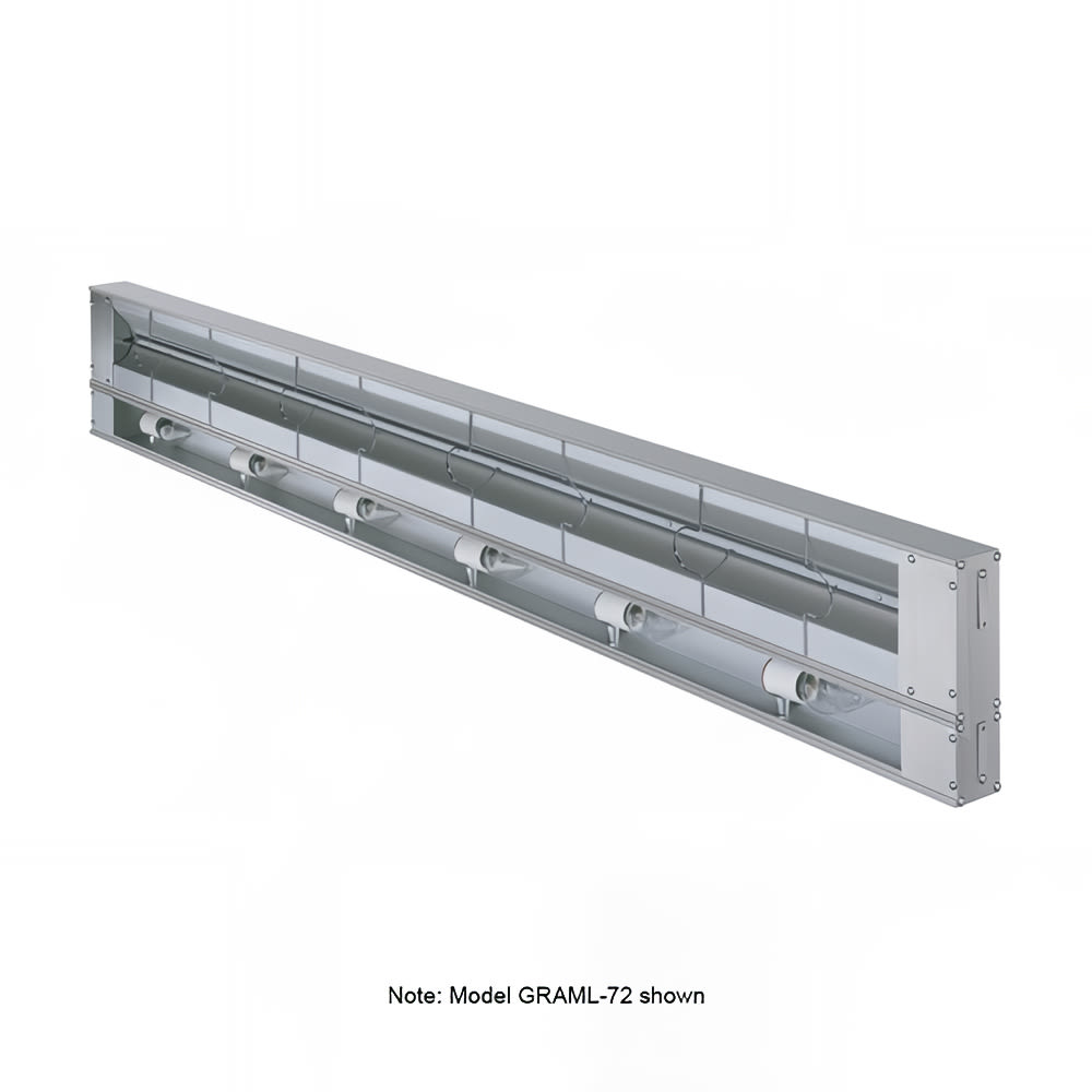 042-GRAML18120 18" Maximum Watts Infrared Strip Warmer - Single Rod, (1) Remote Toggle Contr...