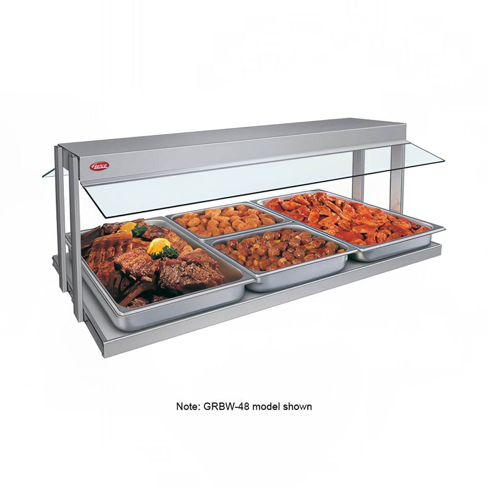 042-GRBW42208 43 1/8" Buffet Warmer, Sneeze Guards, Light & Heated Base, 208 V