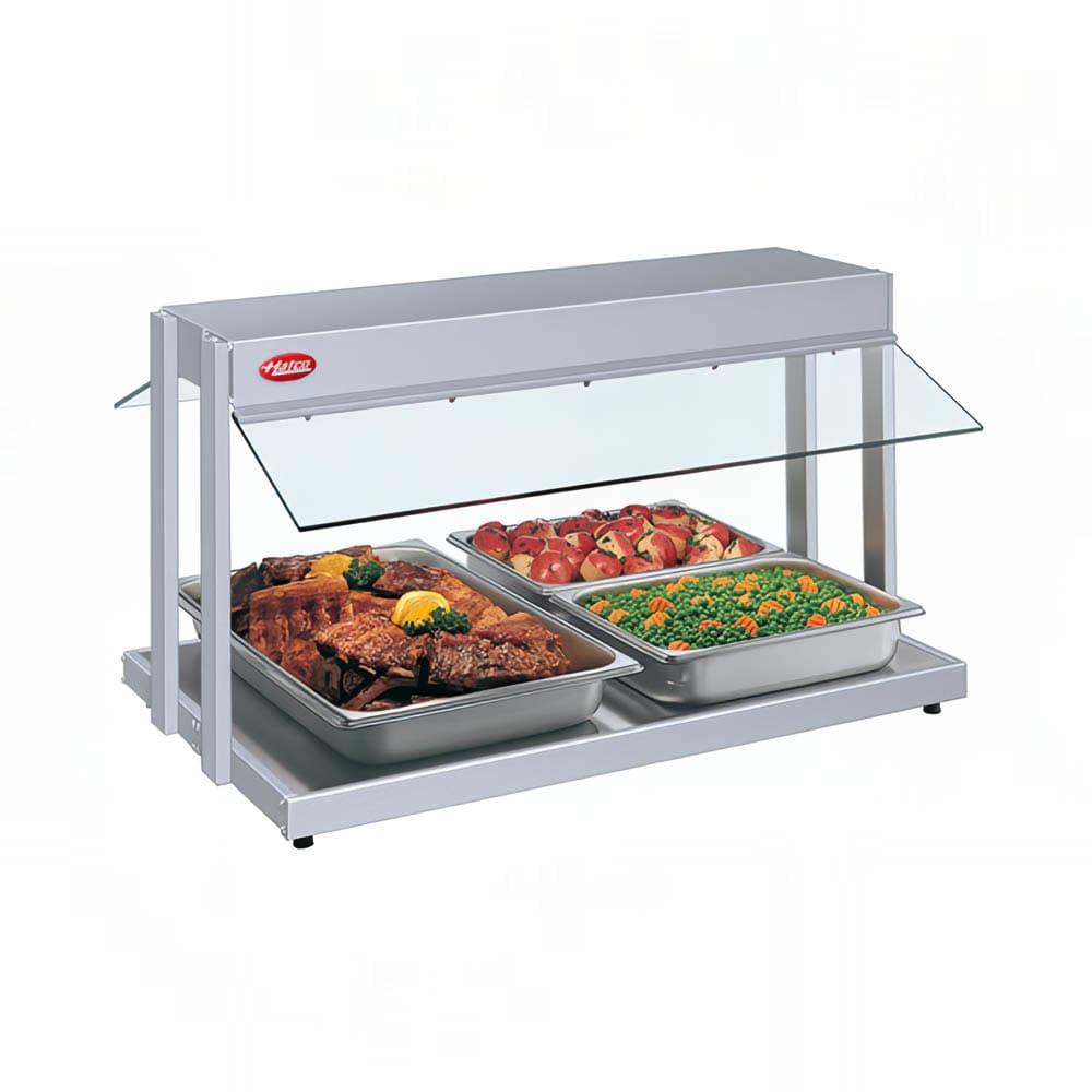 042-GRBW30240 31 1/8" Buffet Warmer, Sneeze Guards, Light & Heated Base, 240v/1ph