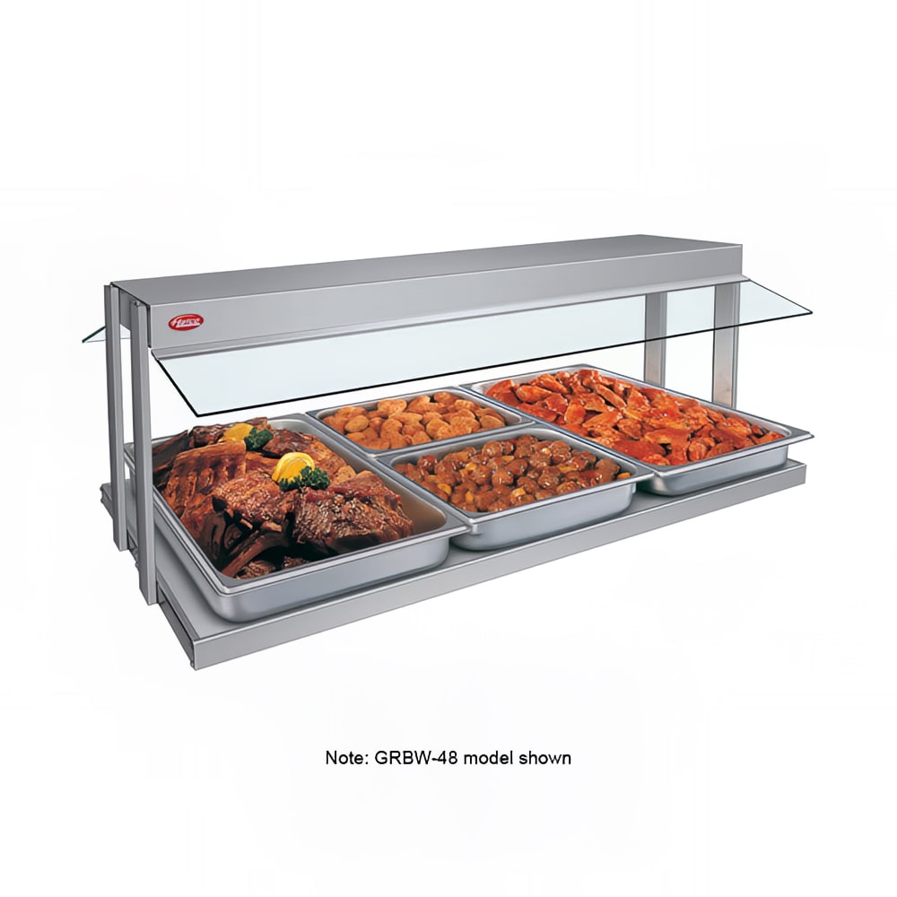 042-GRBW42120 43 1/8" Buffet Warmer, Sneeze Guards, Light & Heated Base, 120v