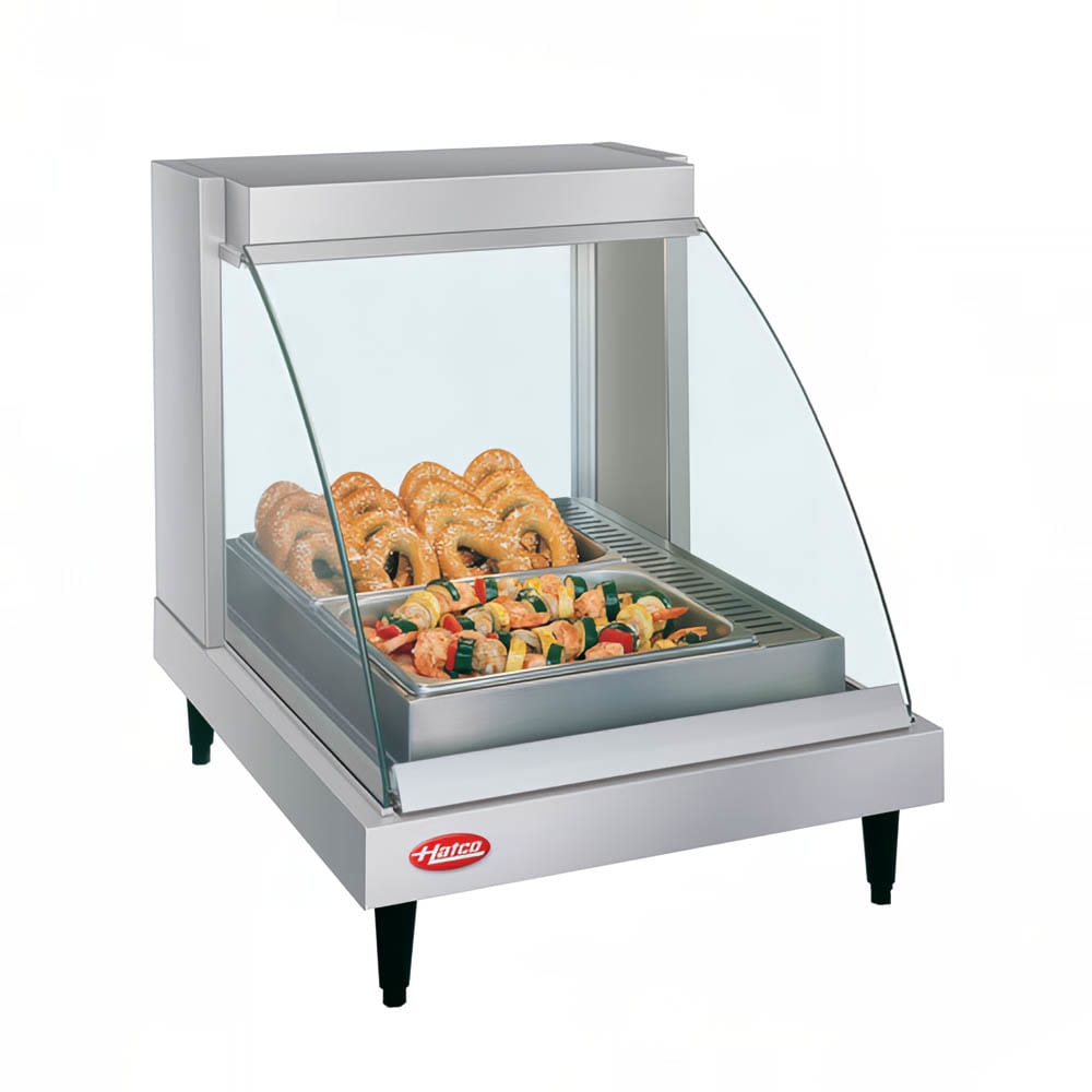 042-GRCDH1P 20 5/8" Full Service Countertop Heated Display Case  - (1) Shelf, 120v
