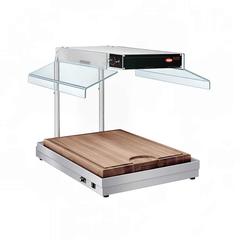 042-GRCSCLH24 Carving Station W/Heat Lamps, Right Side Breath Protector, 120v, 1290 Watts