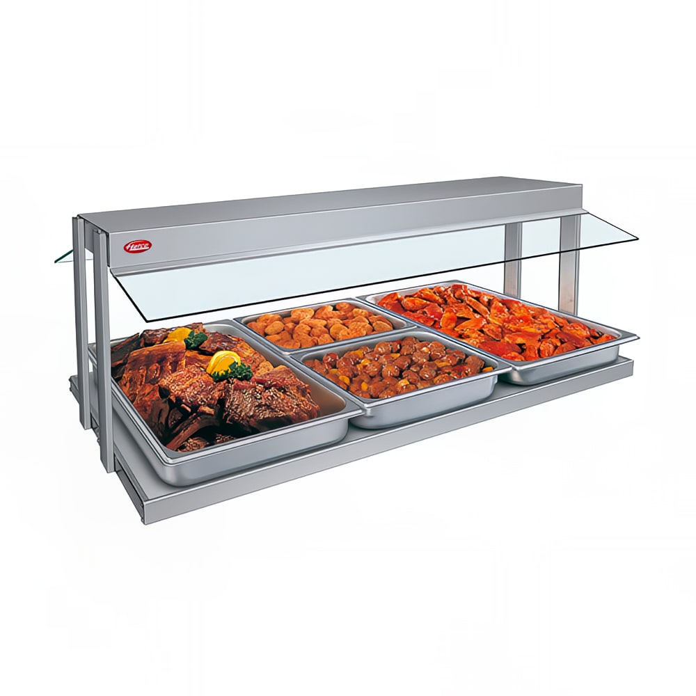 042-GRBW66208 67 1/8" Buffet Warmer, Sneeze Guards, Light & Heated Base, 208 V