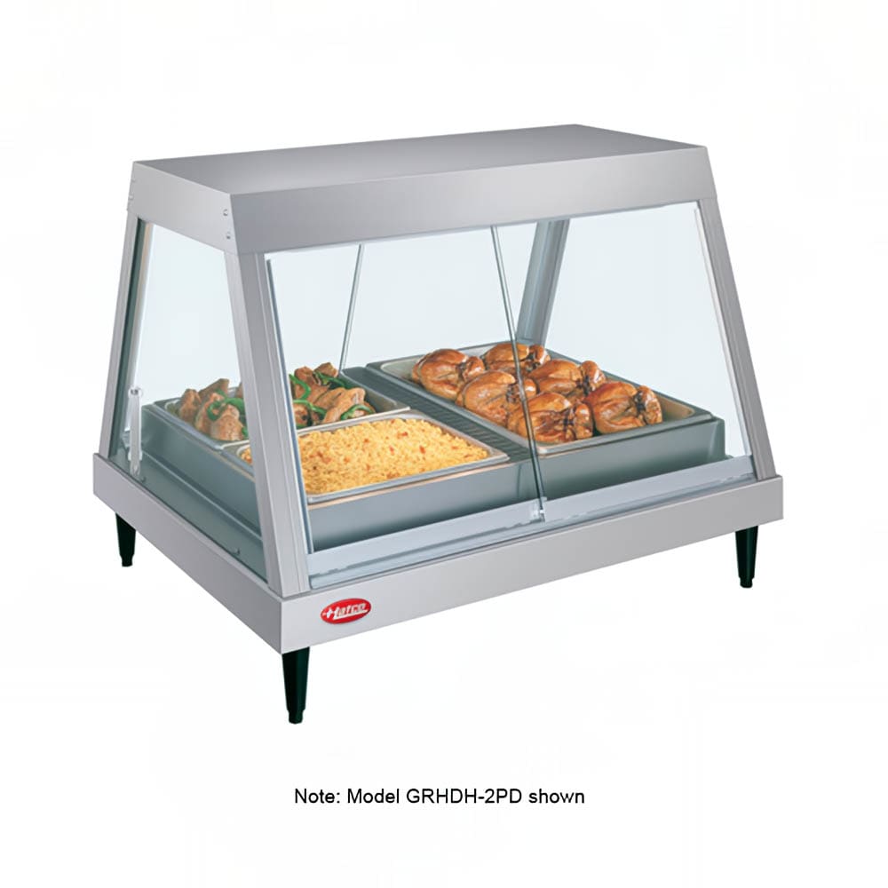 042-GRHDH4P208 58 1/2" Full Service Countertop Heated Display Case  - (1) Shelf, 208v/1ph