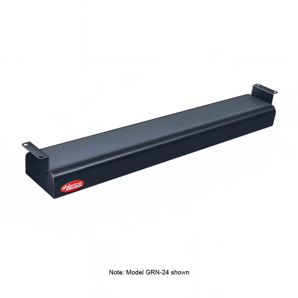 042-GRN18120BLACK 18" Narrow Infrared Strip Warmer - Single Rod, (1) Built In Toggle Control...