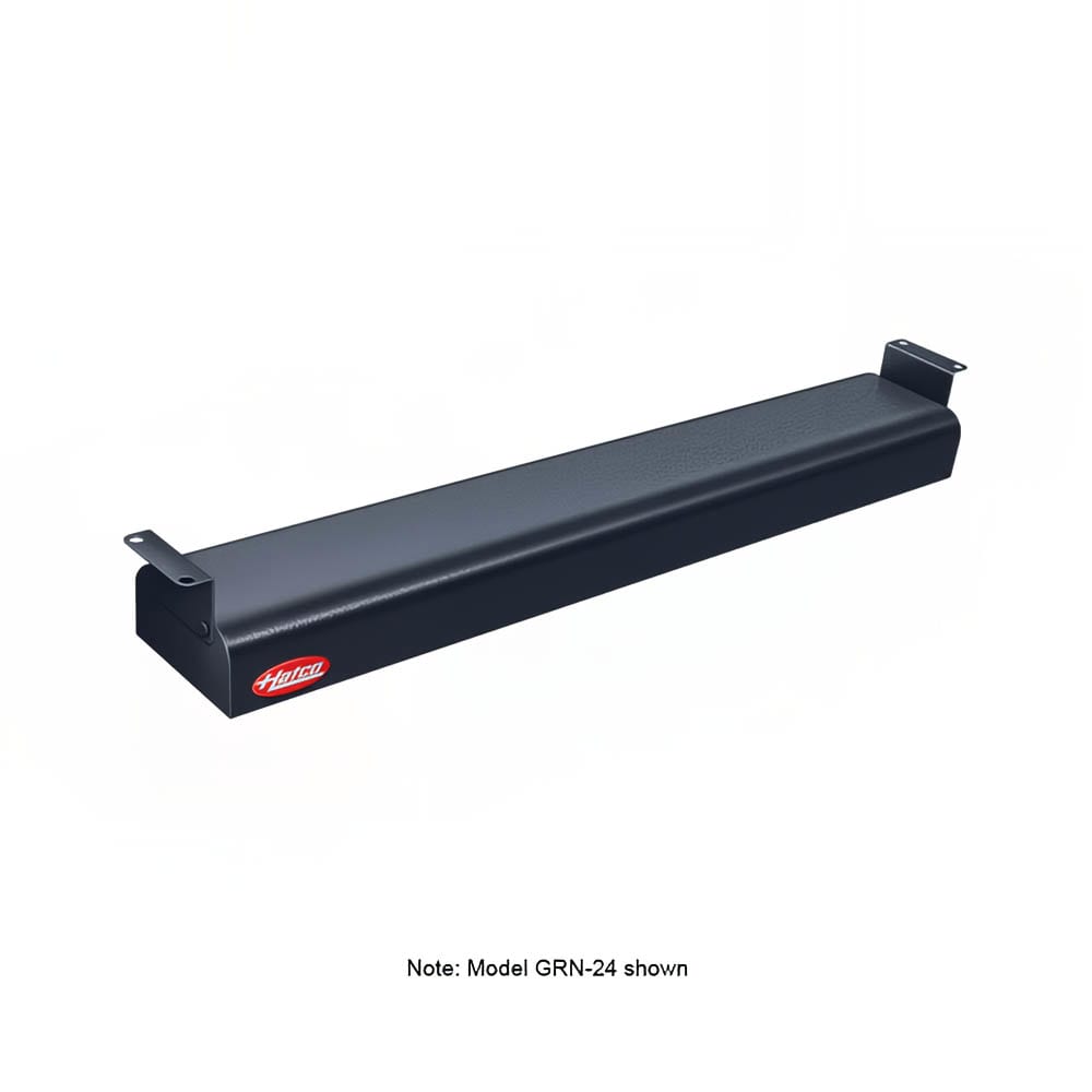 042-GRN18240BLACK 18" Narrow Infrared Strip Warmer - Single Rod, (1) Built In Toggle Control...