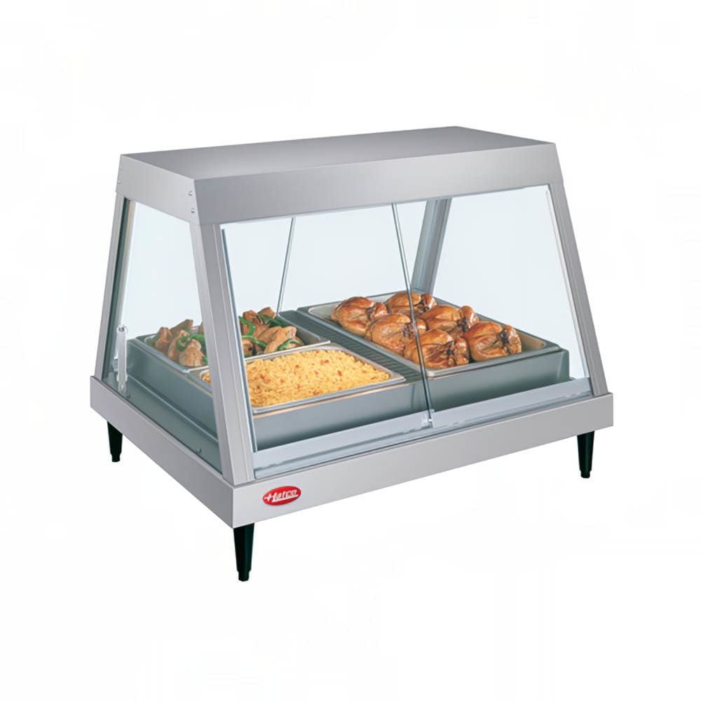 042-GRHDH2P 32 1/2" Full Service Countertop Heated Display Case  - (1) Shelf, 120v