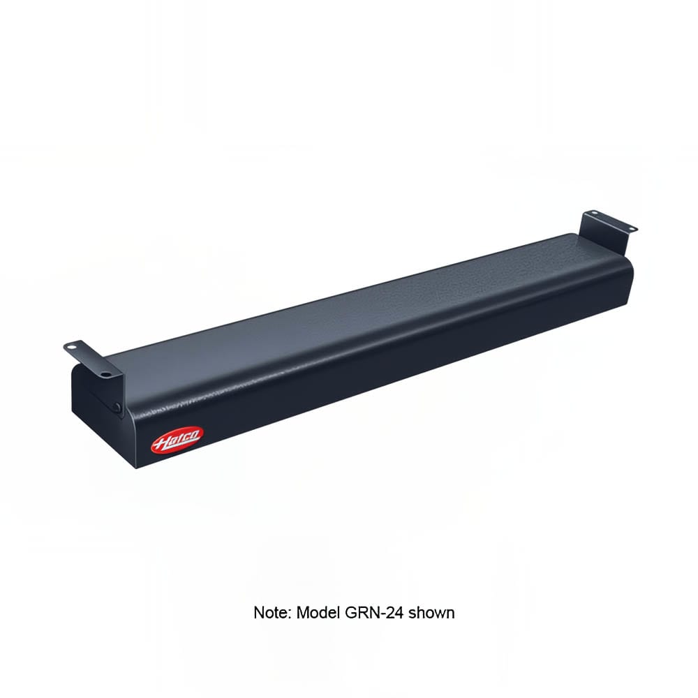 042-GRN36208BLACK 36" Narrow Infrared Strip Warmer - Single Rod, (1) Built In Toggle Control...