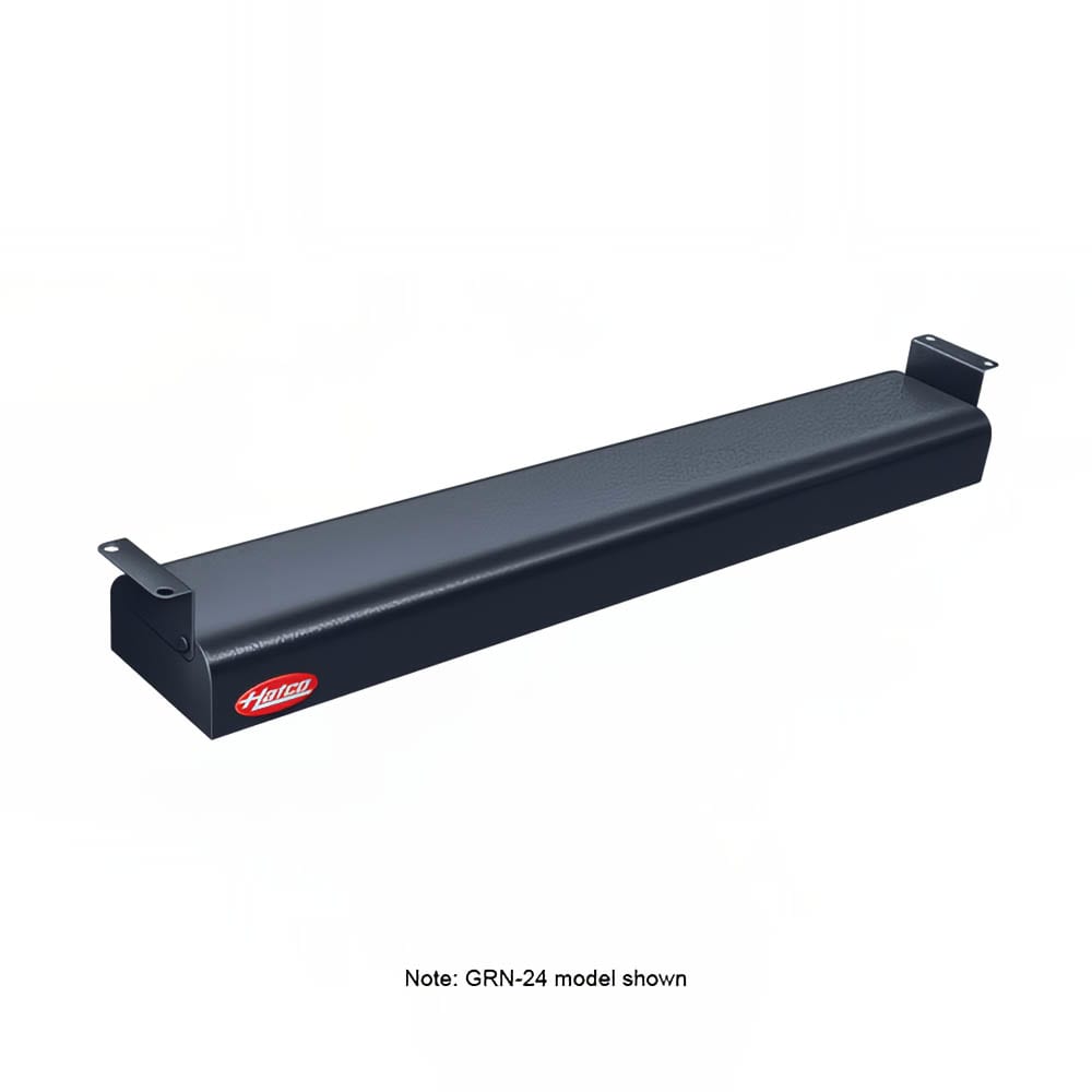 042-GRNH36208BLACK 36" High Watt Narrow Infrared Strip Warmer - Single Rod, (1) Built In Tog...