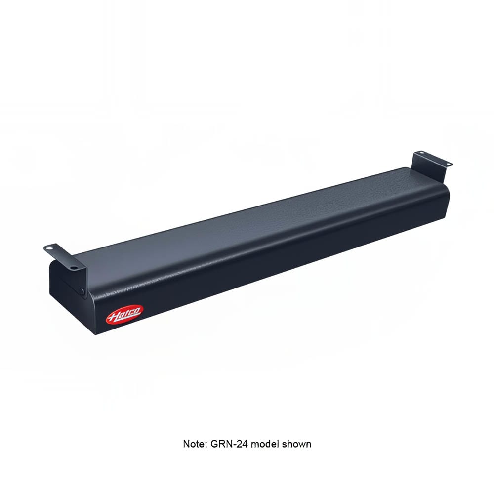 042-GRNH66208BLACK 66" High Watt Narrow Infrared Strip Warmer - Single Rod, (1) Built In Tog...