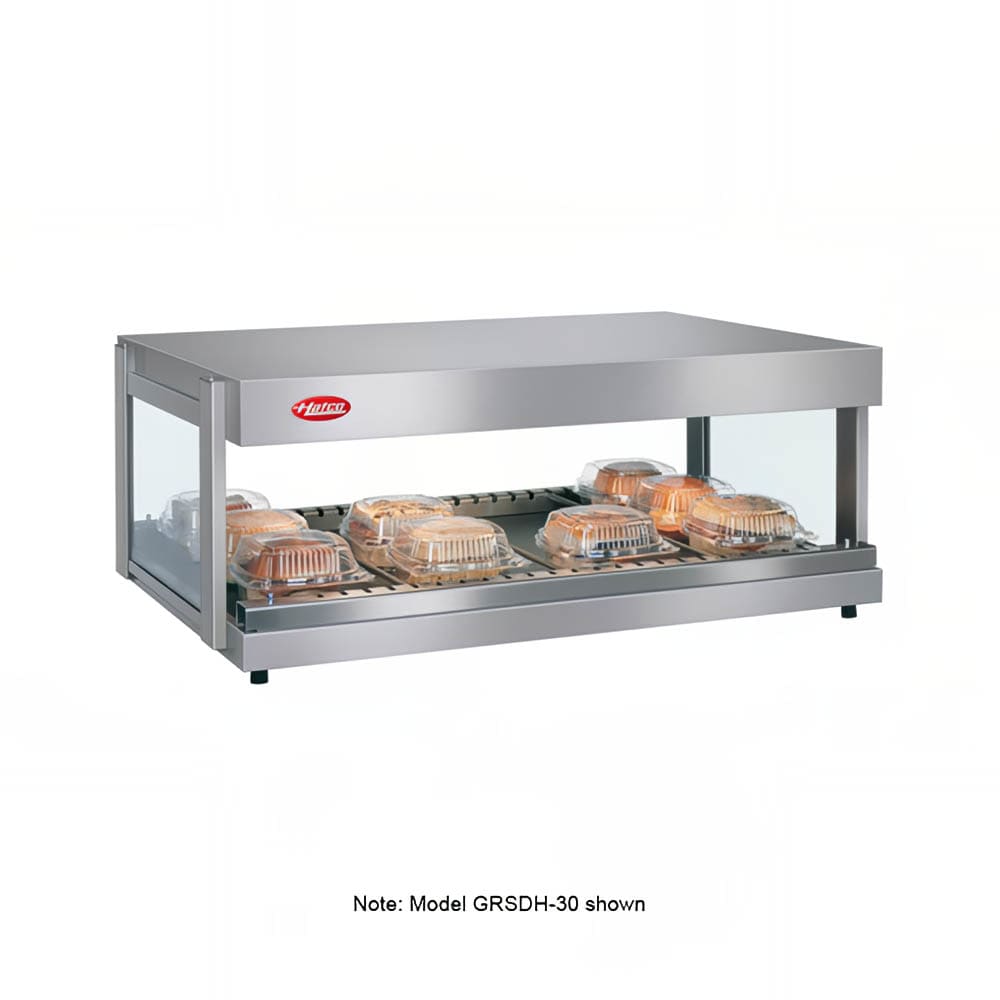 042-GRSDH24 24" Self Service Countertop Heated Display Shelf - (1) Shelf, 120v