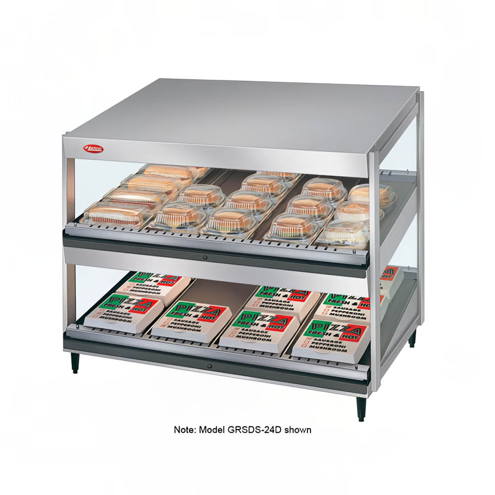 042-GRSDS41D 41" Self Service Countertop Heated Display Shelf - (2) Shelves, 120v
