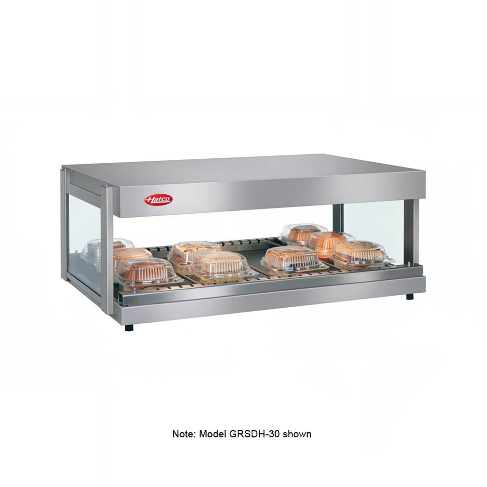 042-GRSDH30 30" Self Service Countertop Heated Display Shelf - (1) Shelf, 120v