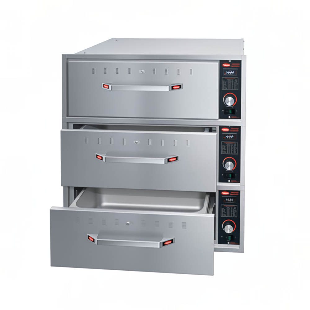 042-HDW3B208 28.13"W Built In Warming Drawer w/ (3) 21.5" Compartments, 208v/1ph