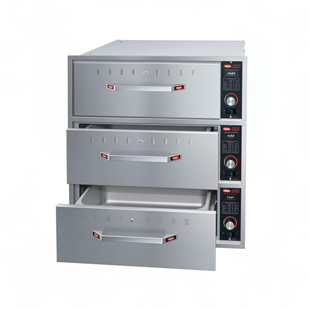 042-HDW3B120 28.13"W Built In Warming Drawer w/ (3) 21.5" Compartments, 120v