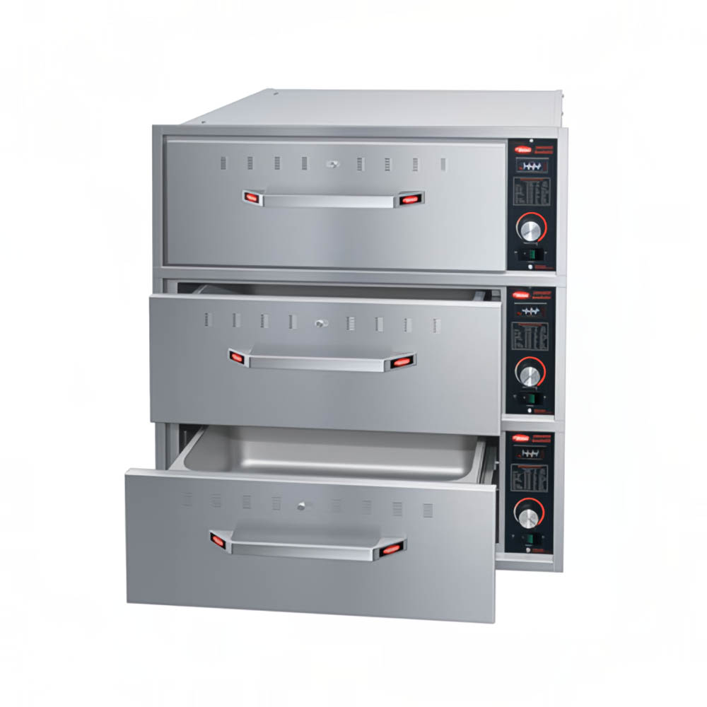 042-HDW3B240 28.13"W Built In Warming Drawer w/ (3) 21.5" Compartments, 240v/1ph