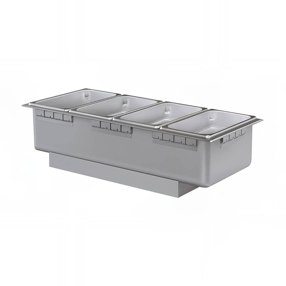042-HWB43208 Drop In Hot Food Well w/ (4) 1/3 Size Pan Capacity, 208v/1ph