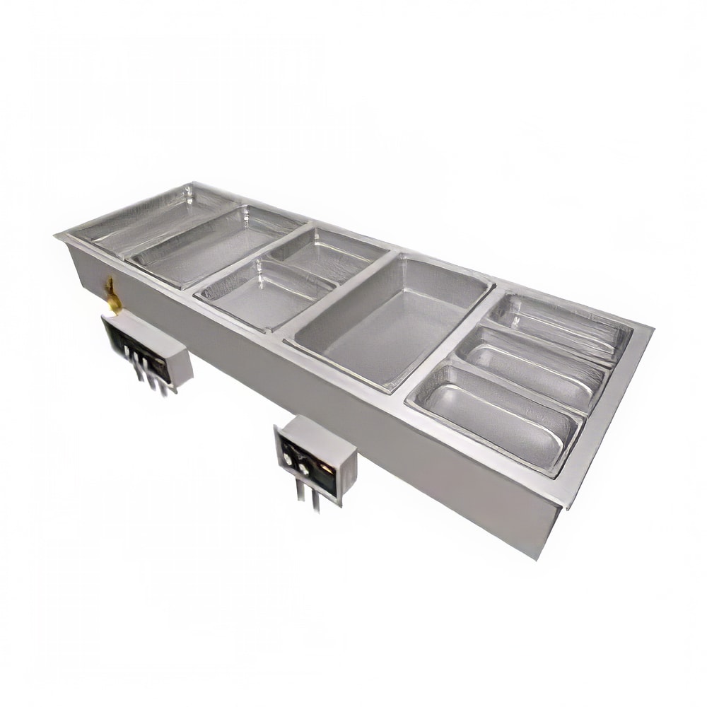 042-HWBI4M2081 Drop-In Hot Food Well w/ (4) Full Size Pan Capacity, 208v/1ph