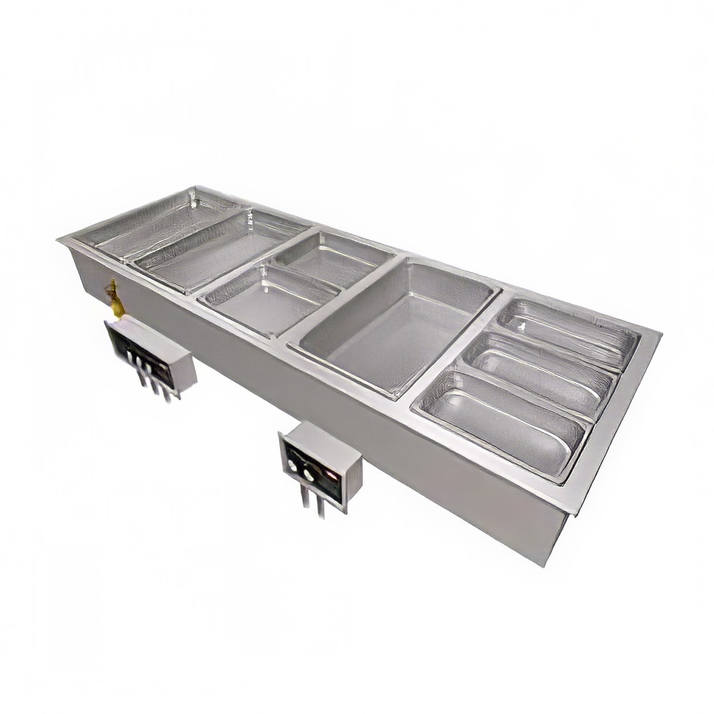 042-HWBI6MA2401 Drop-In Hot Food Well w/ (6) Full Size Pan Capacity, 240v/1ph