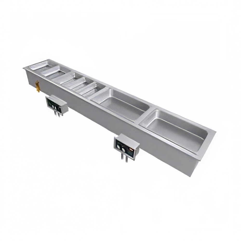 042-HWBIS2MA2403 Drop-In Hot Food Well w/ (2) Full Size Pan Capacity, 240v/3ph