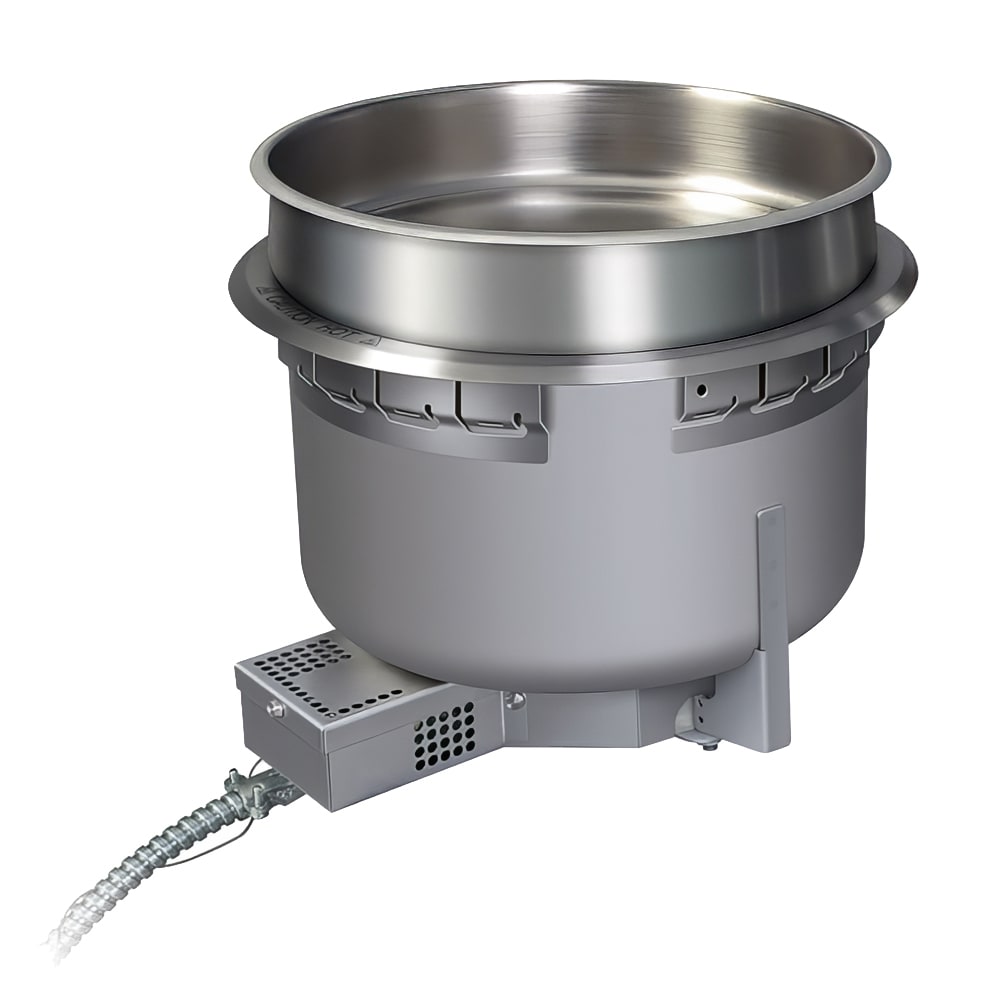 042-HWBRN11QT240 11 qt Drop In Soup Warmer w/ Infinite Controls, 240v/1ph
