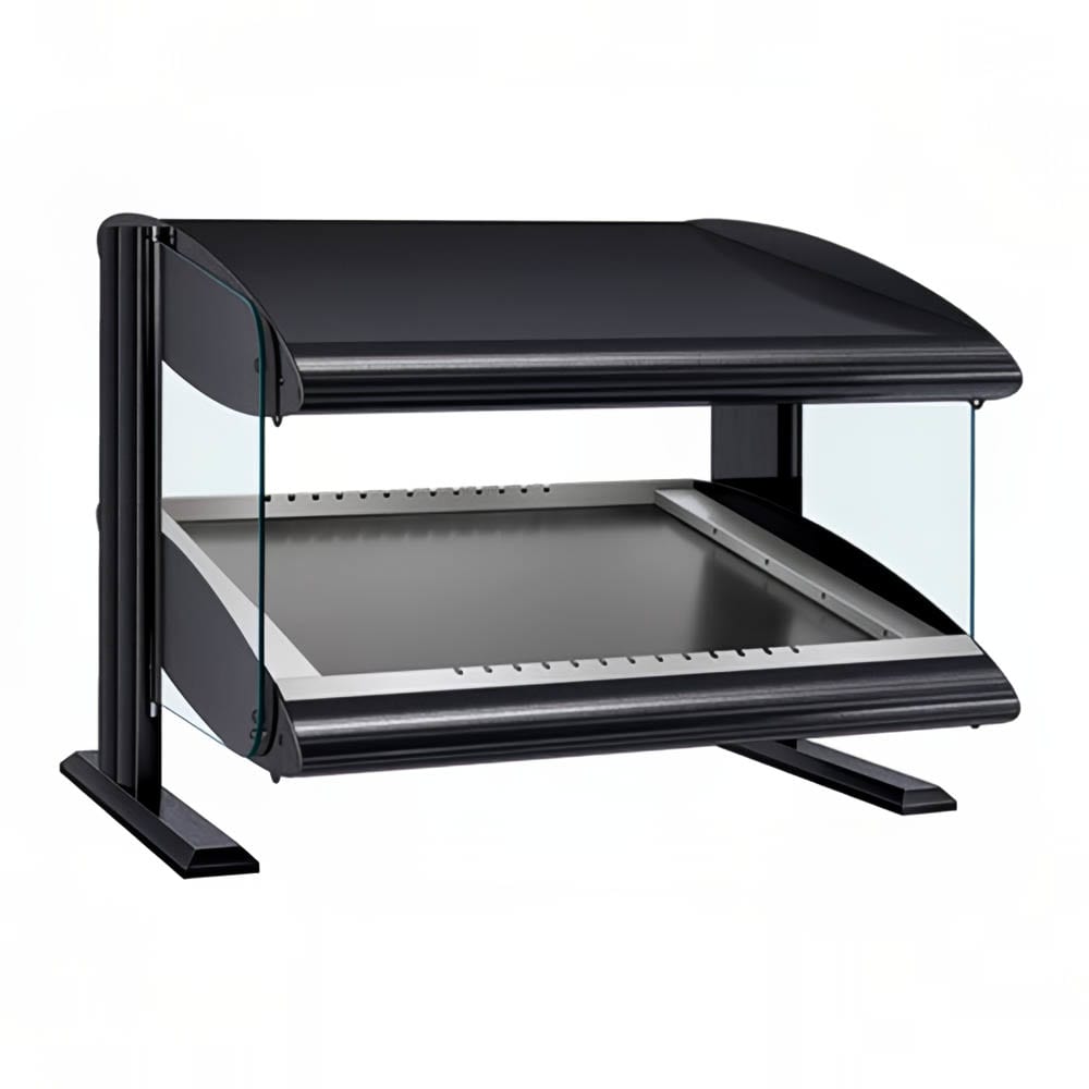 042-HZMS24 28" Dual Service Countertop Heated Display Shelf - 1 Level, 120v