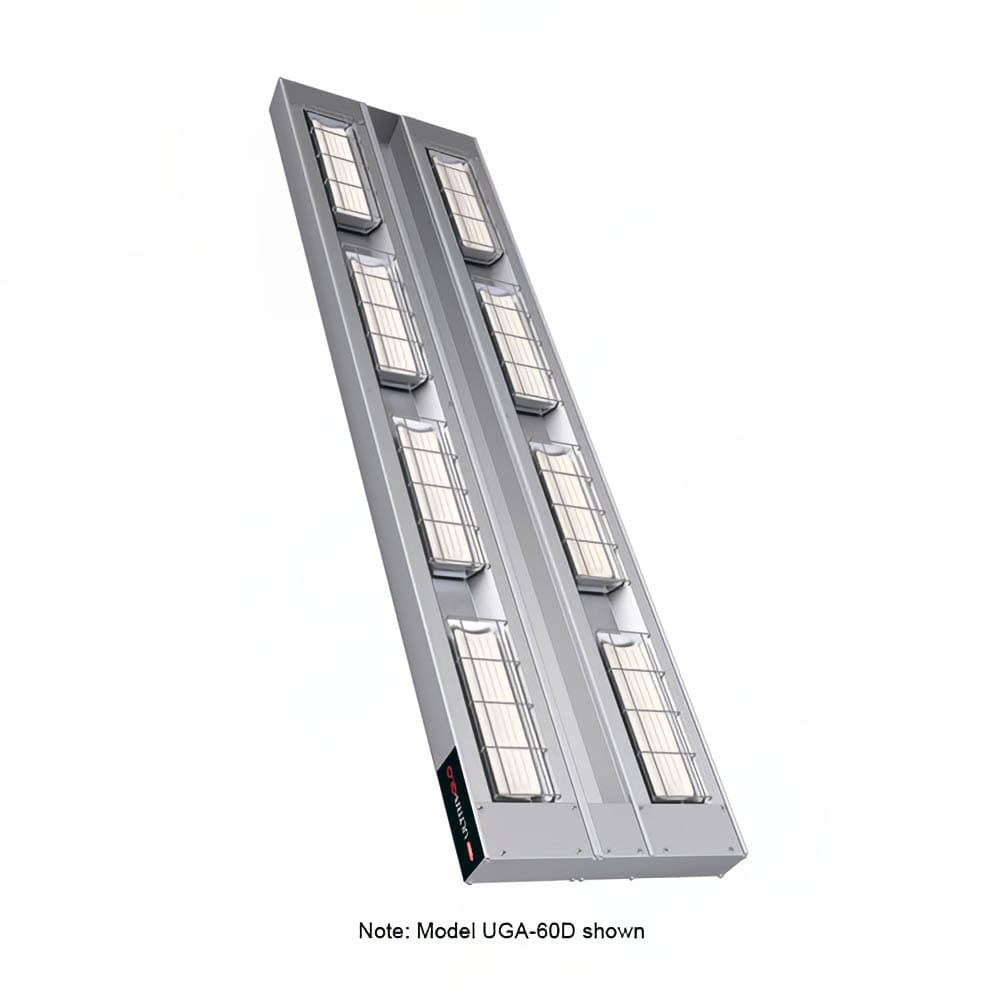 042-UGA48D3208 48" Standard Watt Ceramic Strip Warmer - Double Tile, Remote Toggle Control,...