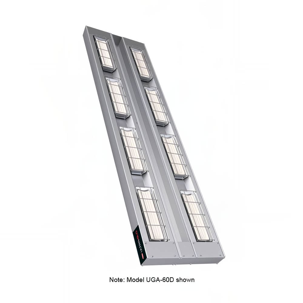 042-UGA24D3240 24" Standard Watt Ceramic Strip Warmer - Double Tile, Remote Toggle Control,...