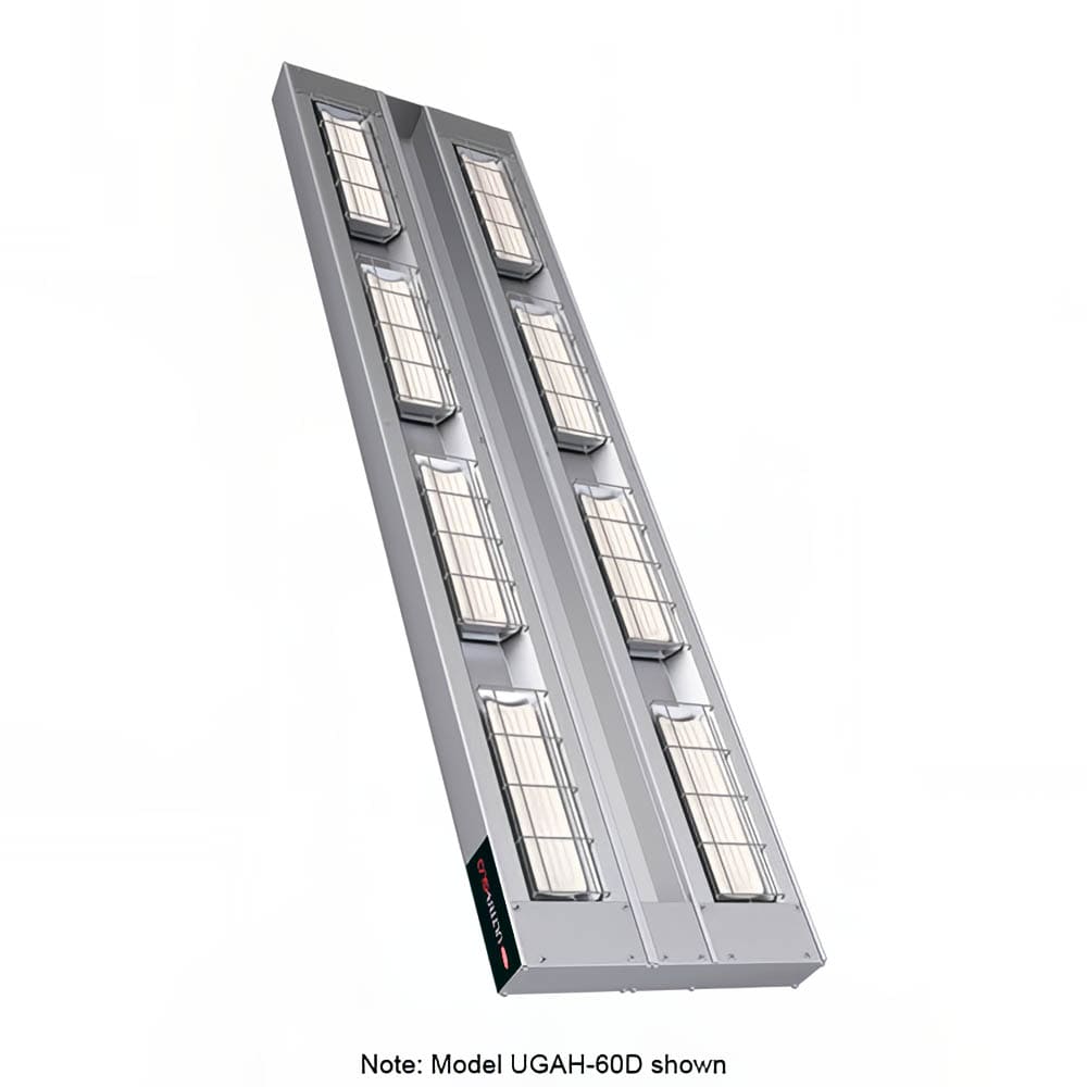 042-UGAH24D3120 24" High Watt Ceramic Strip Warmer - Double Tile, Remote Toggle Control, 120...
