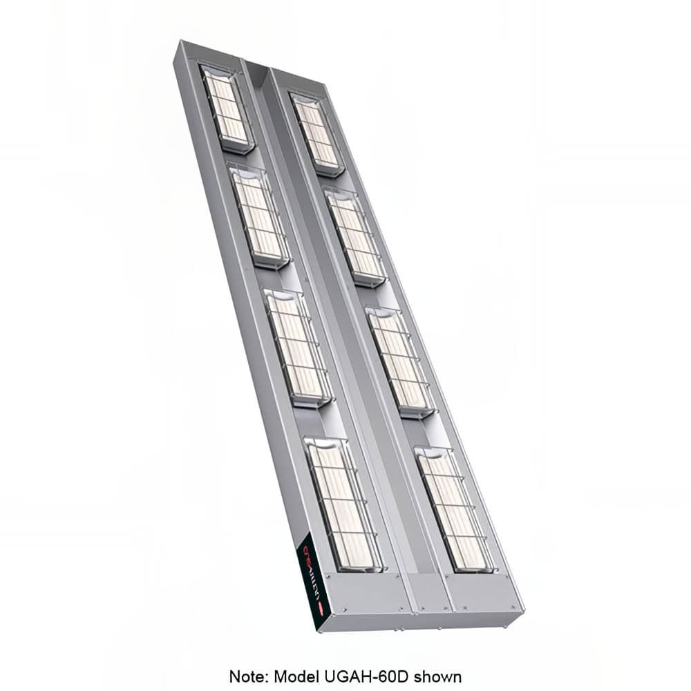 042-UGAH30D6240 30" High Watt Ceramic Strip Warmer - Double Tile, Remote Toggle Control, 240...