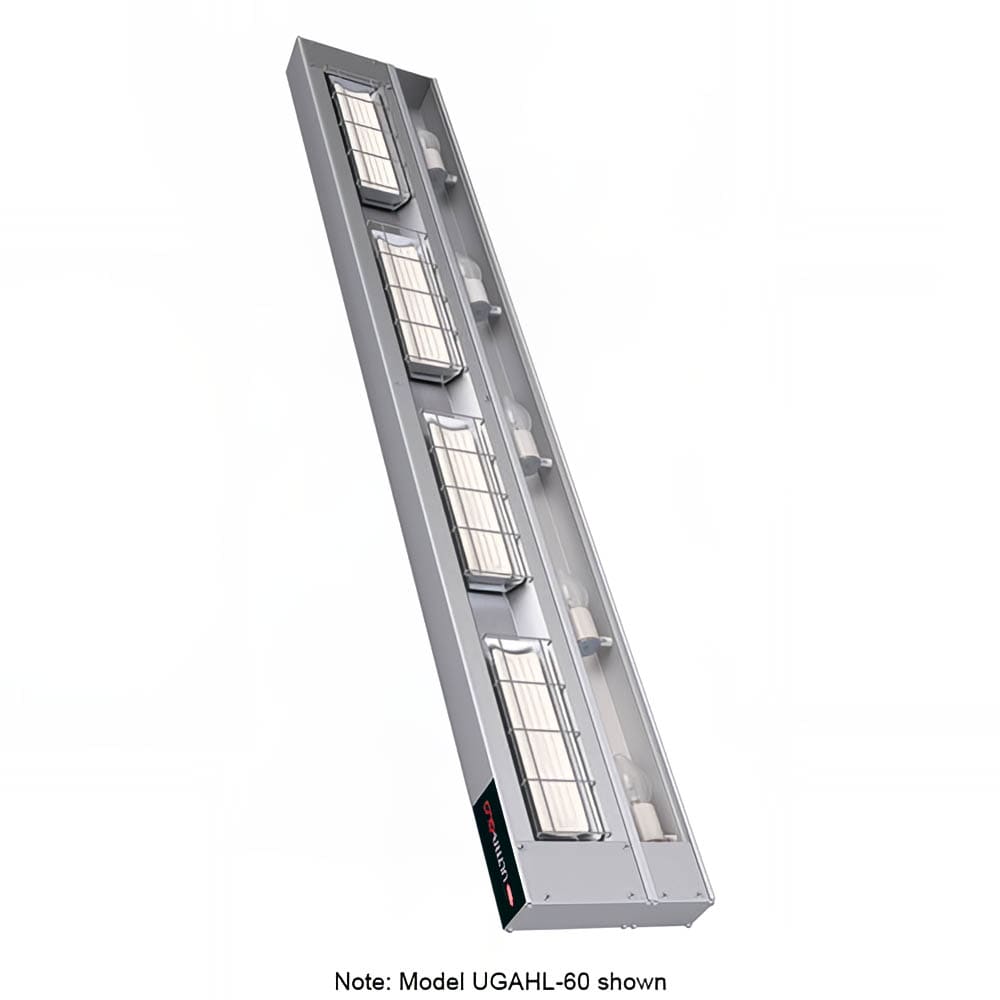 042-UGAHL42208 42" High Watt Ceramic Strip Warmer - Single Tile, Remote Toggle Control, 120/...