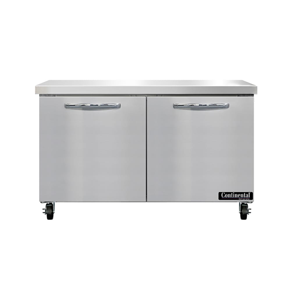 160-SW48N 48" Worktop Refrigerator w/ (2) Sections, 115v