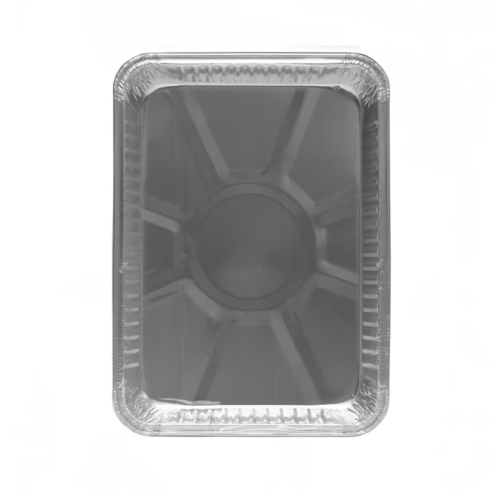 428-690534 Handi-Stax Oblong Pan - 8 11/16" x 6 3/16", Aluminum Foil