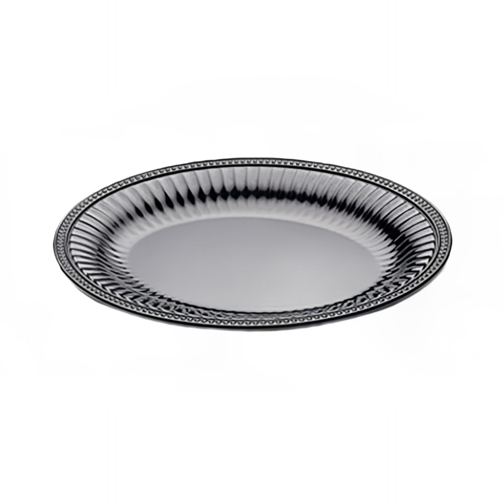 701-M14RB 14" Round Foundations Platter - Melamine, Black