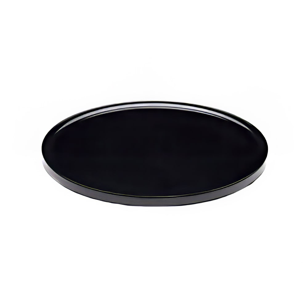 Elite Global Solutions M145P-B 14 1/2" Melamine Dinner Plate, Black