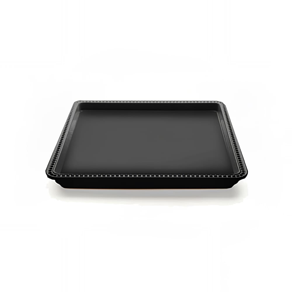 701-M1010SQB 10" Square Serving Tray - Melamine, Black