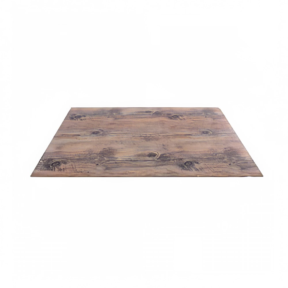 701-M2415DW Rectangular Fo Bwa Meta Riser - 24" x 15", Melamine, Faux Driftwood