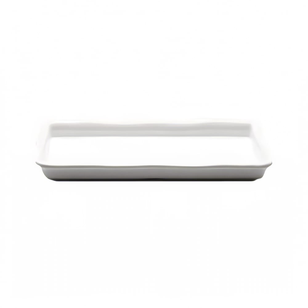 701-M614NW Rectangular Serving Tray - 14"L x 6 1/2"W, Melamine, White
