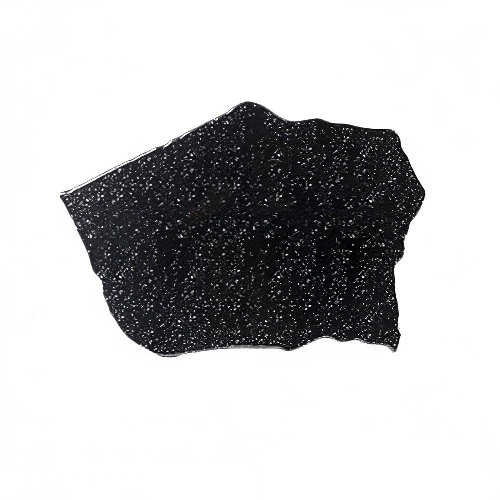 Elite Global Solutions QS2316-GB Irregular Shape Display Stone - 23"L x 16", Melamine, Granite Black
