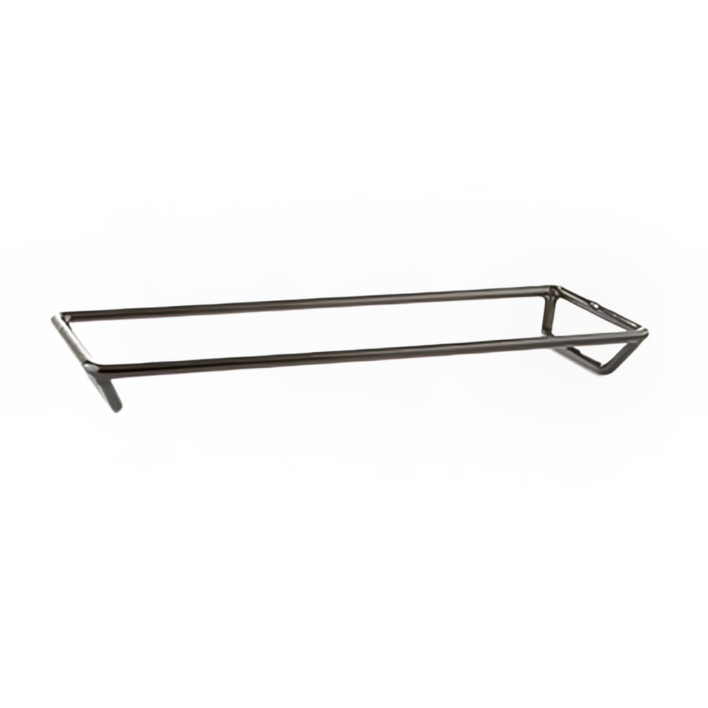 701-QSS8202RC Display Rack for QS2410 - 20"L x 8"W x 2"H, Rubber Coated Steel, Bla...