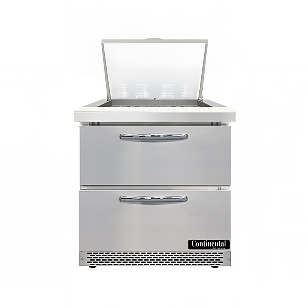 160-SW32N12MFBD 32" Sandwich/Salad Prep Table w/ Refrigerated Base, 115v