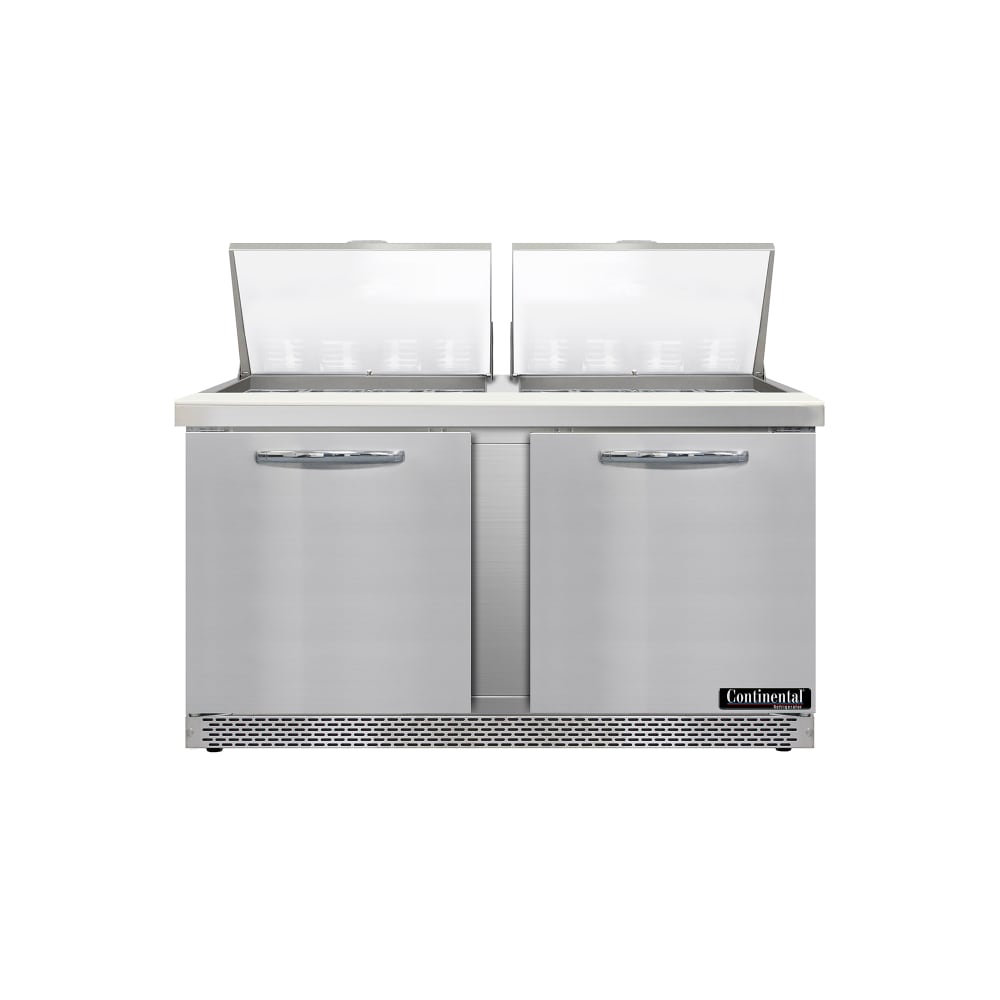 160-SW60N24MFB 60" Sandwich/Salad Prep Table w/ Refrigerated Base, 115v