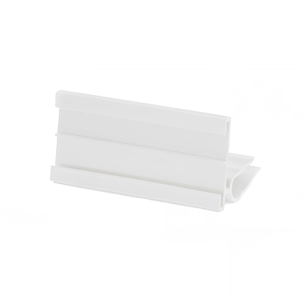 701-TAG35112NW 3 1/2" Tabletop Tag Holder - Melamine, White