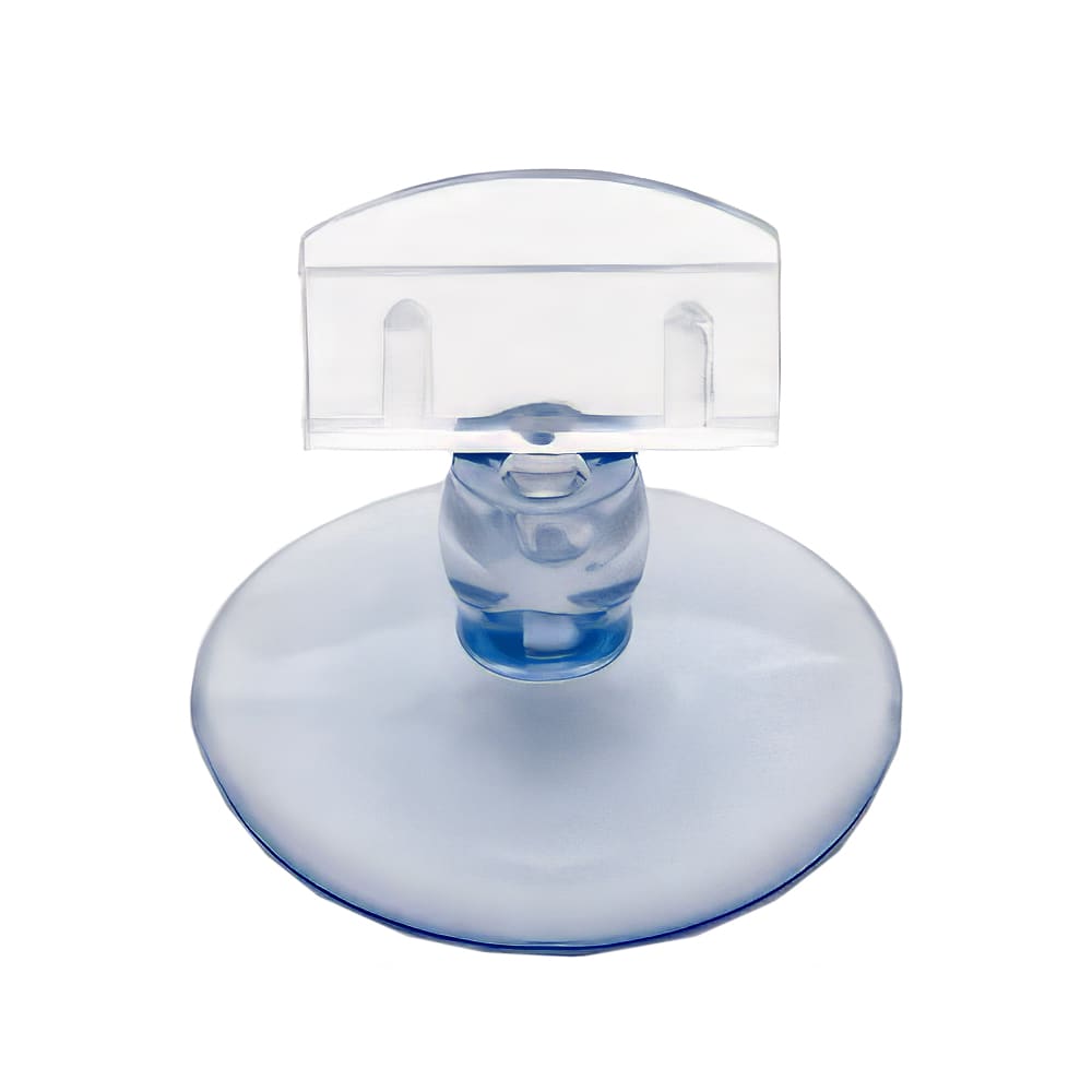 701-TAGV42 1 1/2" Suction Cup Sign Holder - Plastic, Clear