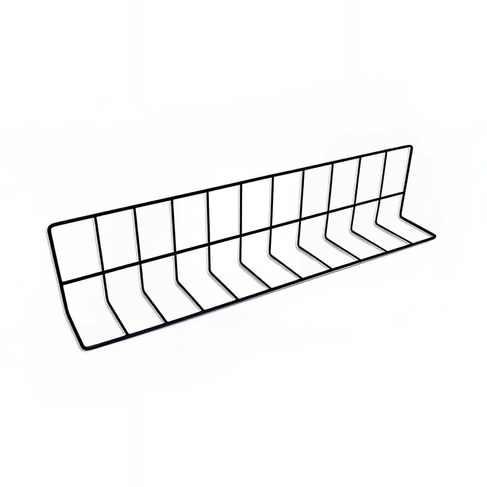 Elite Global Solutions W4628-B Wire Shelving Divider - 28"L x 4"W x 6"H, Black
