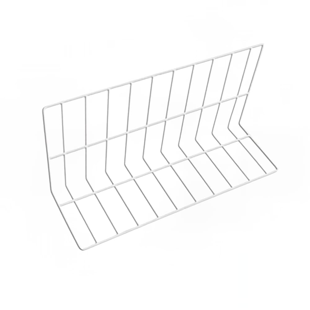 Elite Global Solutions W81224-W Wire Shelving Divider - 24"L x 8"W x 12"H, White