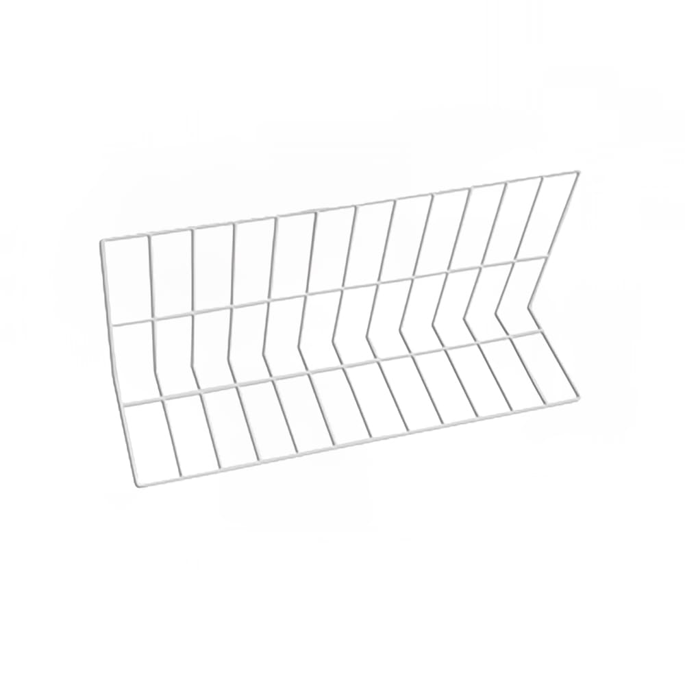 Elite Global Solutions W81228-W Wire Shelving Divider - 28"L x 8"W x 12"H, White
