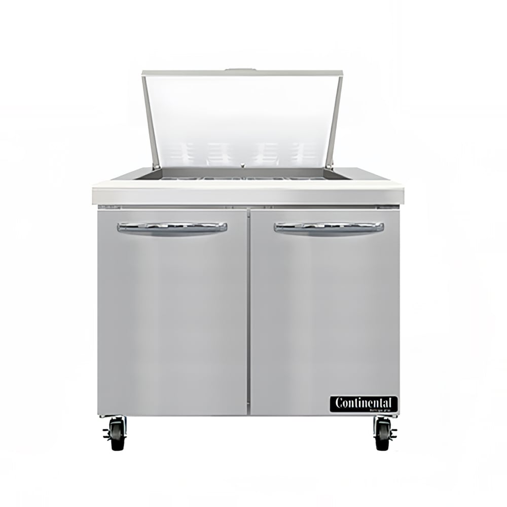 160-SW36N12M 36" Sandwich/Salad Prep Table w/ Refrigerated Base, 115v